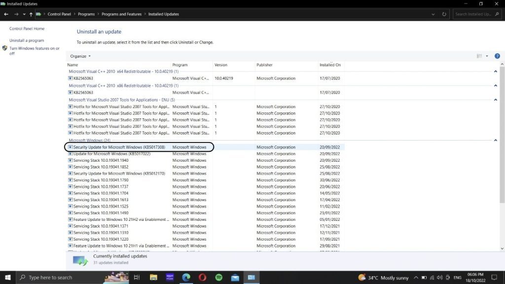 fix Behavior Win32Hive ZY on Windows- Latest Security Updates list