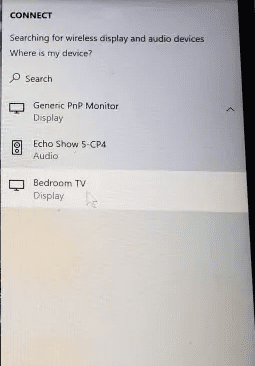 Connecting firestick to laptop using same wifi