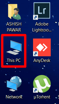 This PC icon displaying on PC